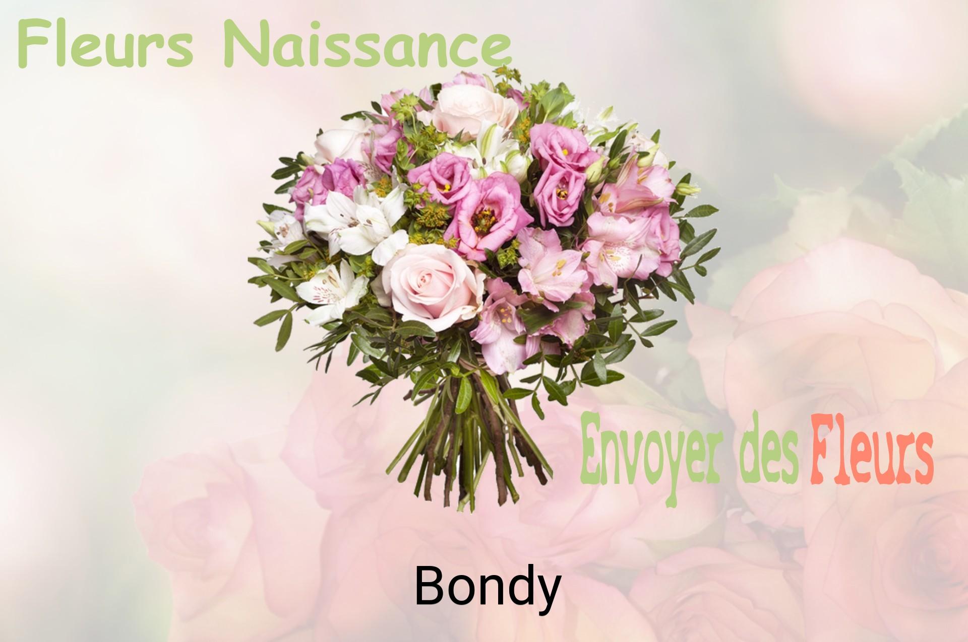 Bouquet de fleurs de naissance livré à Bondy